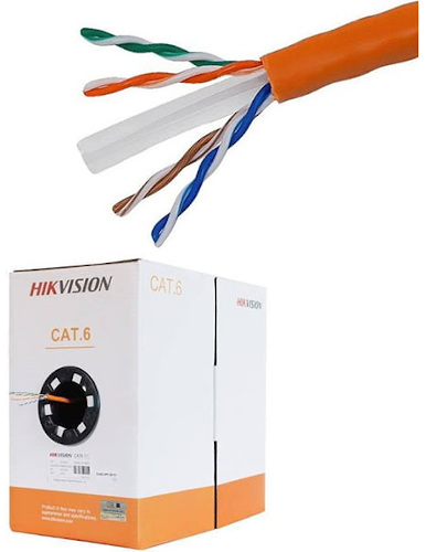Hikvision CAT-6 UTP Cable Orange Color Original