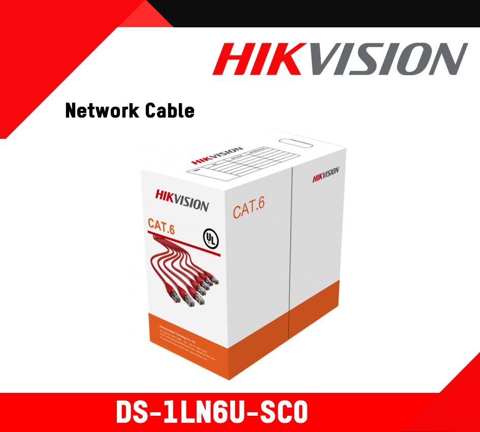 Hikvision CAT-6 UTP Cable Orange Color Original