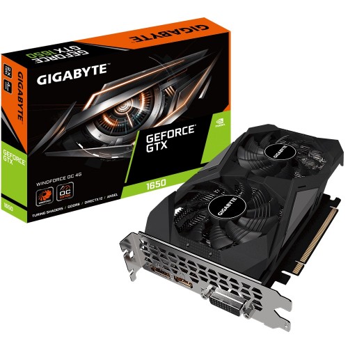 Gigabyte GeForce GV-N1656WF2OC-4GD GTX 1650 D6 GDDR6 WINDFORCE OC 4G Graphics Card