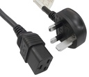Desktop AC Power Cord White Fuse Good Quality