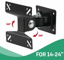 Monitor Wall Mount 14&quot;-24&quot; Round Type
