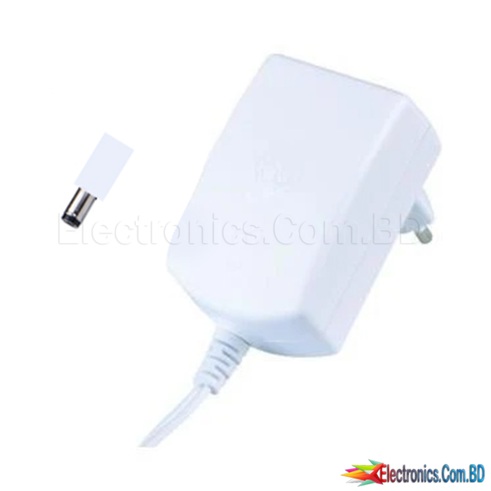 Adapter 5V .6A Big Pin White