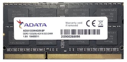 [Laptop RAM A-DATA 4GB DDR3] Laptop RAM A-DATA 4GB DDR3 1333MHz Good