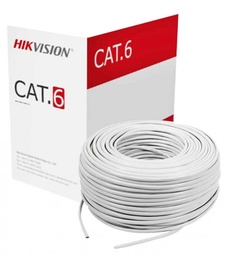 [Hikvision CAT-6 White] Hikvision CAT-6 UTP Cable White Color Original