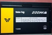 [Value Top T200B  200W] Value Top T200B Industry Packing 200W ATX Power Supply